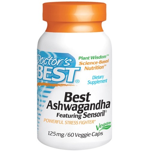 Здравословни добавки > Doctor s Best Ashwagandha Featuring Sensoril 125 mg