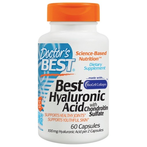 Здравословни добавки > Doctor s Best Best Hyaluronic Acid with Chondroitin Sulfate