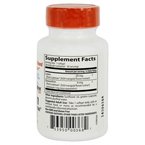 Doctor s Best Best Lutein 10 mg - Здравословни добавки - Doctor s Best Здравословни добавки > Doctor s Best Best Lutein 10 mg