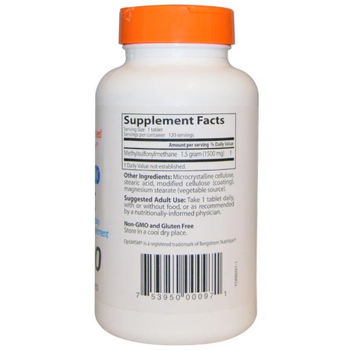 Doctor s Best Best MSM 1500 mg - Здравословни добавки - Doctor s Best Здравословни добавки > Doctor s Best Best MSM 1500 mg