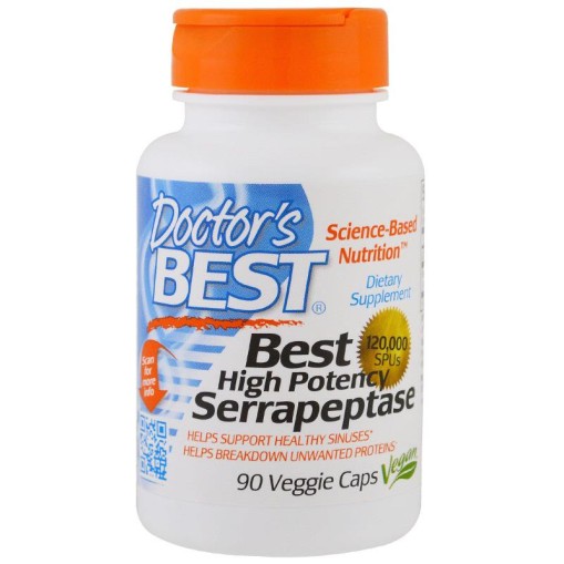 Здравословни добавки > Doctor s Best Serrapeptase 120000 SPU