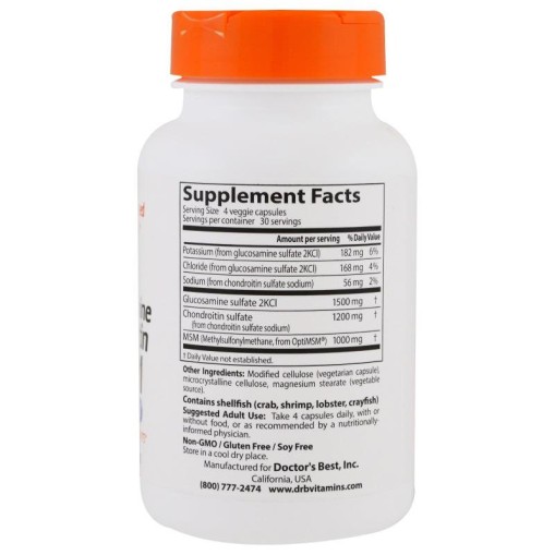 Doctor s Best Glucosamine Chondroitin MSM - Здравословни добавки - Doctor s Best Здравословни добавки > Doctor s Best Glucosamine Chondroitin MSM