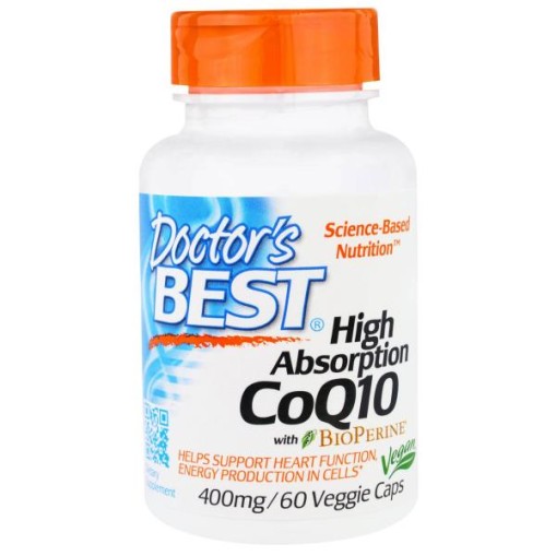 Здравословни добавки > Doctor s Best High Absorption CoQ10 with BioPerine 400 mg