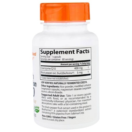 Doctor s Best High Absorption CoQ10 with BioPerine 400 mg - Здравословни добавки - Doctor s Best Здравословни добавки > Doctor s Best High Absorption CoQ10 with BioPerine 400 mg