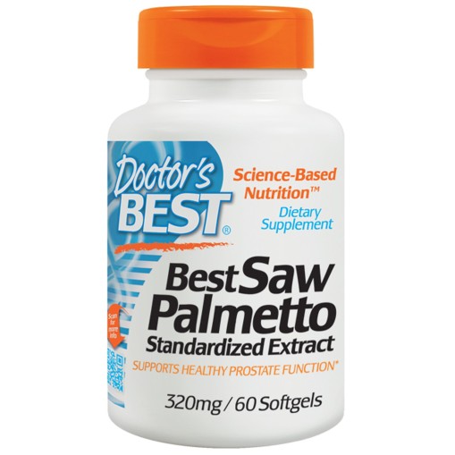 Растителни Екстракти > Doctor`s Best Saw Palmetto Standardized Extract 320 mg