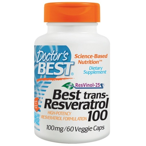 Растителни Екстракти > Doctor s Best Trans-Resveratrol 100 mg