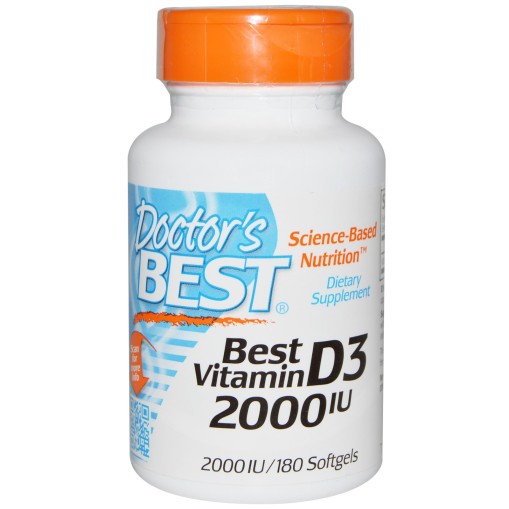 Витамини > Doctor`s Best Best Vitamin D3 2000 IU