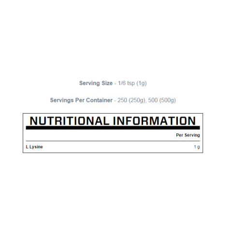 Здравословни добавки > Myprotein L-Lysine
