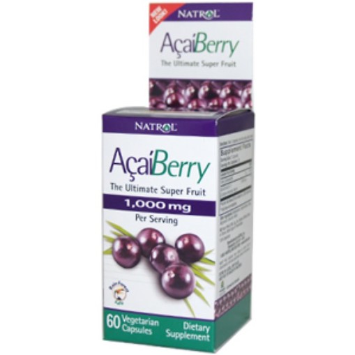 Здравословни добавки > Natrol Acai Berry 1000 mg Açaí