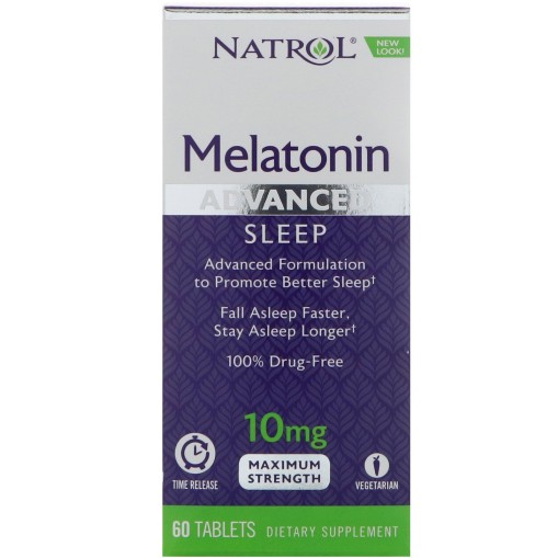 Natrol Advanced Sleep Melatonin 10mg Controlled Release - Здравословни добавки - Natrol Здравословни добавки > Natrol Advanced Sleep Melatonin 10mg Controlled Release