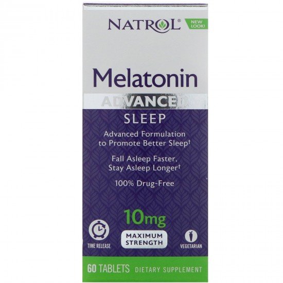 Natrol Advanced Sleep Melatonin 10mg Controlled Release