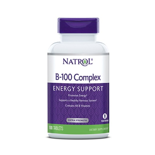 Витамини > Natrol B-100 Complex
