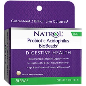 Natrol BioBeadsTM Probiotic Acidophilus 30 beads Natrol BioBeadsTM Probiotic Acidophilus 30 beads