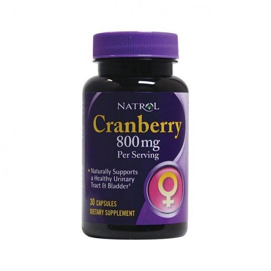 Natrol Cranberry 800mg (Червена боровинка)