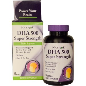 Natrol DHA 500mg Super Strength Natrol DHA 500mg Super Strength