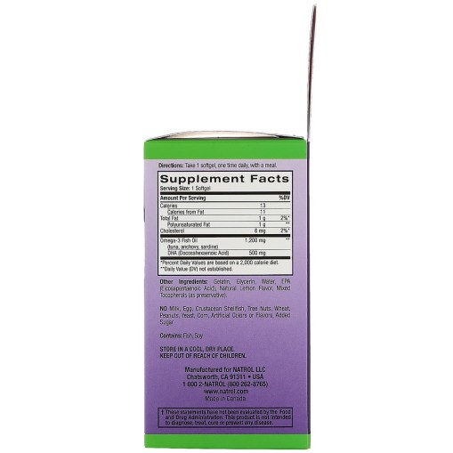 Здравословни добавки > Natrol DHA 500mg Super Strength