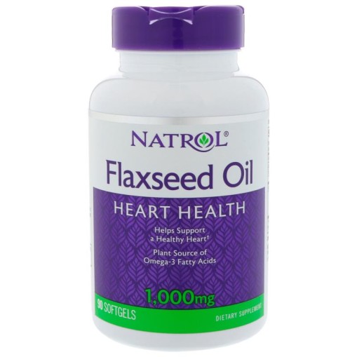 Растителни Екстракти > Natrol Flax Seed Oil 1000mg