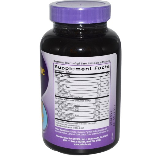Natrol Glucosamine Omega-3 - Стави, кости и сухожилия - Natrol Стави, кости и сухожилия > Natrol Glucosamine Omega-3