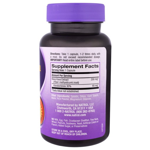 Natrol Kava Kava 200mg - Растителни Екстракти - Natrol Natrol Kava Kava 200mg