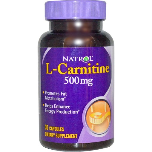 Л-Карнитин > Natrol L-Carnitine 500mg