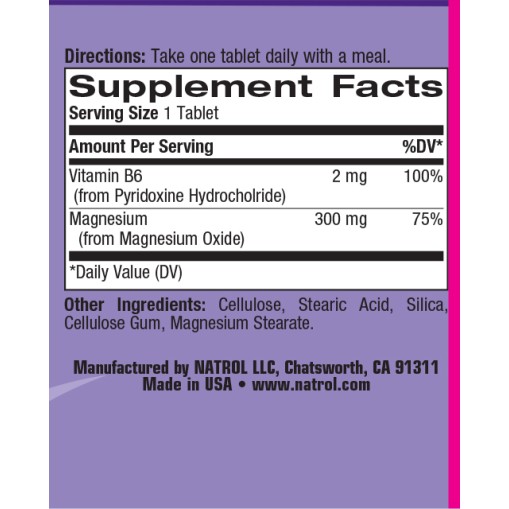 Витамини > Natrol MagniFlex (Magnesium + Vitamin B6)