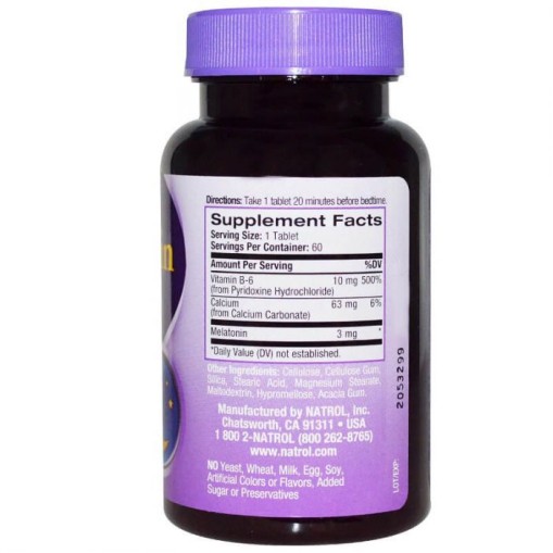 Natrol Melatonin 3mg - Здравословни добавки - Natrol Здравословни добавки > Natrol Melatonin 3mg