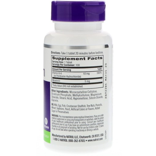 Natrol Melatonin 5 mg Timed Release - Здравословни добавки - Natrol Здравословни добавки > Natrol Melatonin 5 mg Timed Release