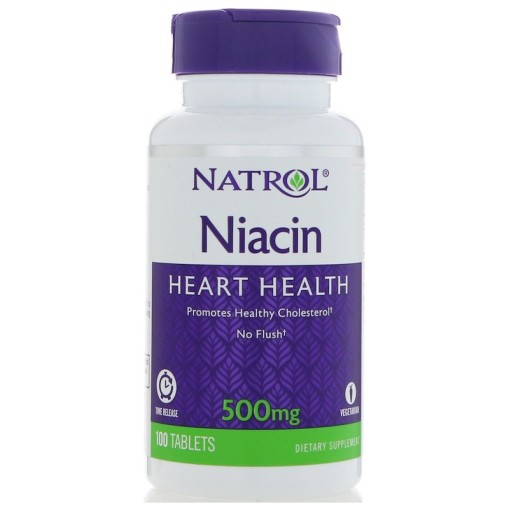 Витамини > Natrol Niacin 500mg - Time Release