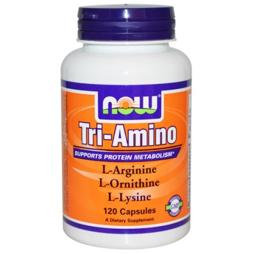 Комплексни Аминокиселини > Now Foods Tri-Amino Arginine/Ornithine/Lysine