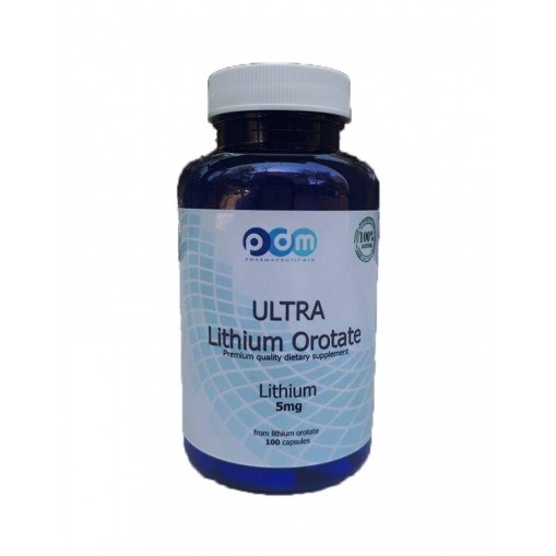 PDM Pharmaceuticals Lithium Orotate 5mg 100 таблетки