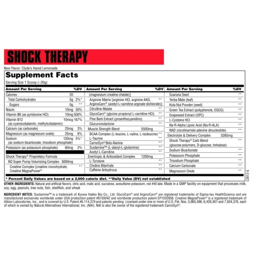 Universal Nutrition Shock Therapy - Енергийни Продукти - Universal Nutrition Енергийни Продукти > Universal Nutrition Shock Therapy
